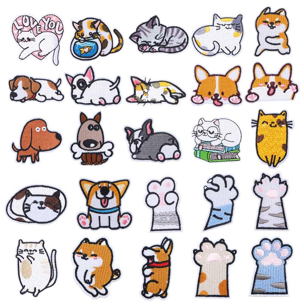 Clothes Decoration Clothes Embroidery Iron On Jeans Jacket Appliques Badges Patches Sewing Fabric