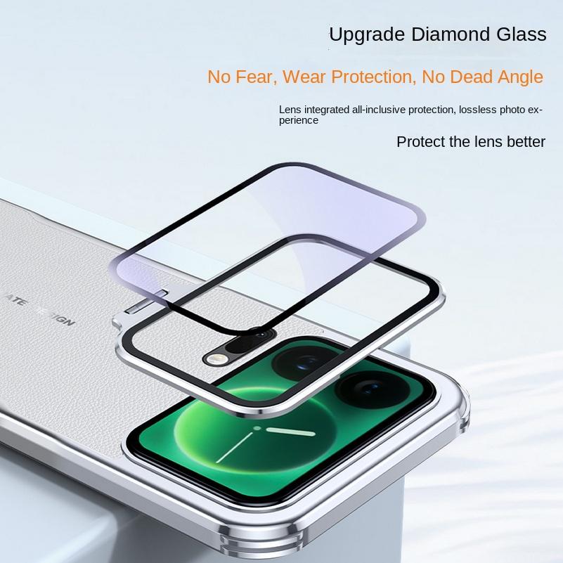 Plain leather Glass Lens Holder Case For Xiaomi 17 Pro Max 17 Pro Mi 17 Pro 15 Ultra 15s Pro 14 Pro Four Corners Anti-drop Cover