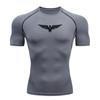 Men's Compression Athletic Workout T-Shirt, Breathable Quick