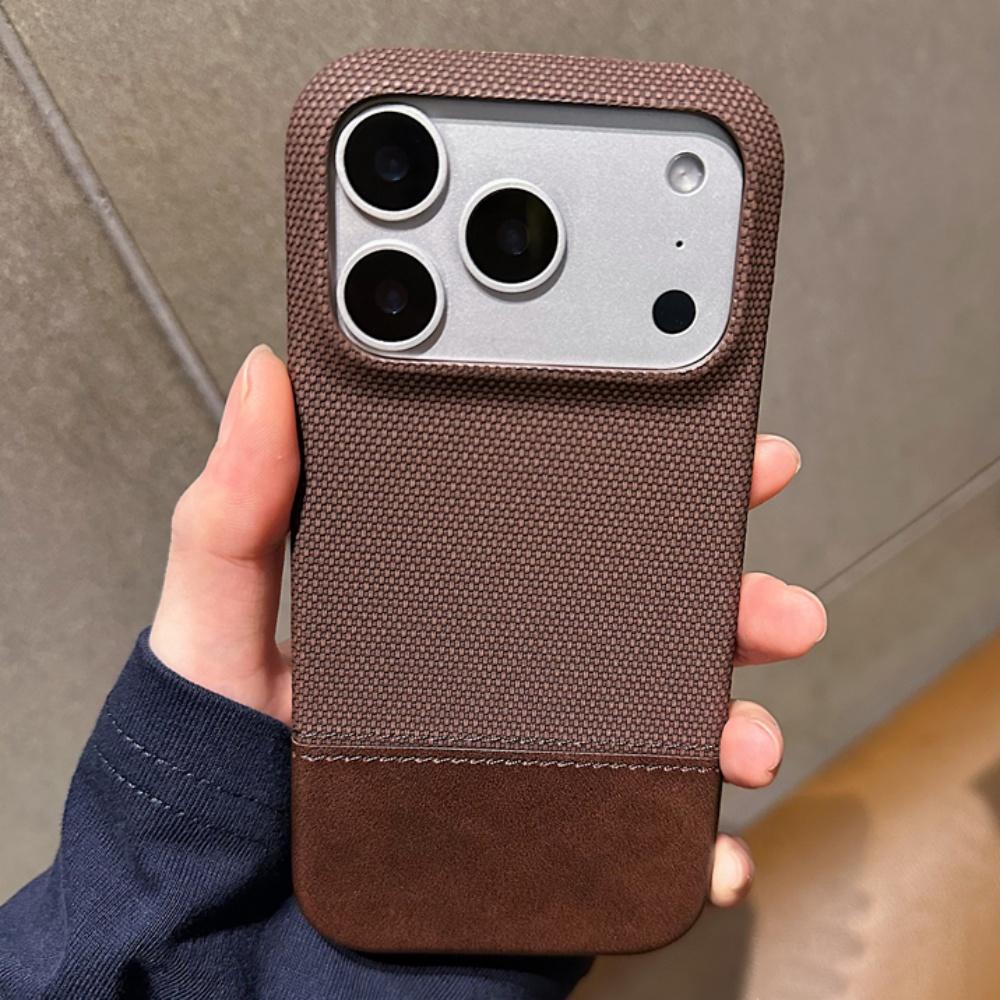 Оригинальный Чехол-Книжка Из Ткани и Кожи Для iPhone 17 Air 16 15 14 Plus 13 12 Pro Max Без Рамок Матовый Ударопрочный Защитный Чехол-Броня