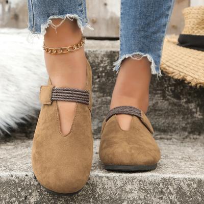 Повседневная обувь на плоской подошве, женские туфли с круглым носком, неглубокие женские туфли-лоферы в стиле ретро, удобные туфли на мягкой подошве, универсальная женская дизайнерская обувь