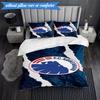 3PCS Fc Copenhagen Lion Crest Bedding Set 2D Printing (Includes 1 Duvet Cover + 2 Pillowcases Coreless), Bedroom decor,Fan gift
