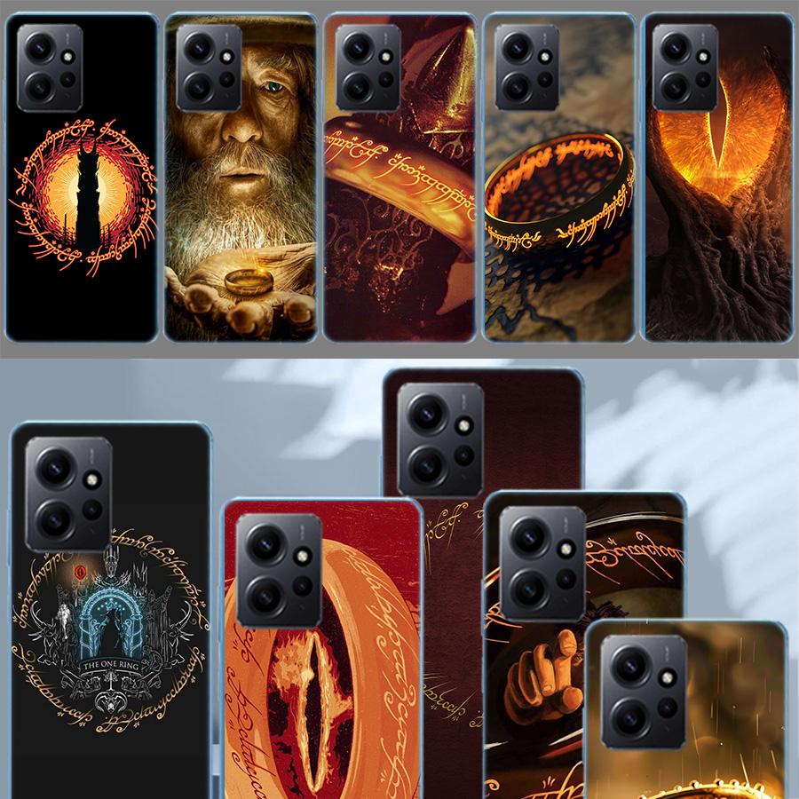 The L-Lord of the R-Rings Phone Case For Redmi Note 14 15 Pro 5G 13 12 Pro Plus 11 11T 11E 11S 10 Pro 10S 9 9S Cover Cell Clear