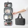 Large Capacity 4 Fold Toiletry Bag Wet Dry Separation Makeup Bag Travel Hanging Wash Bag  Home