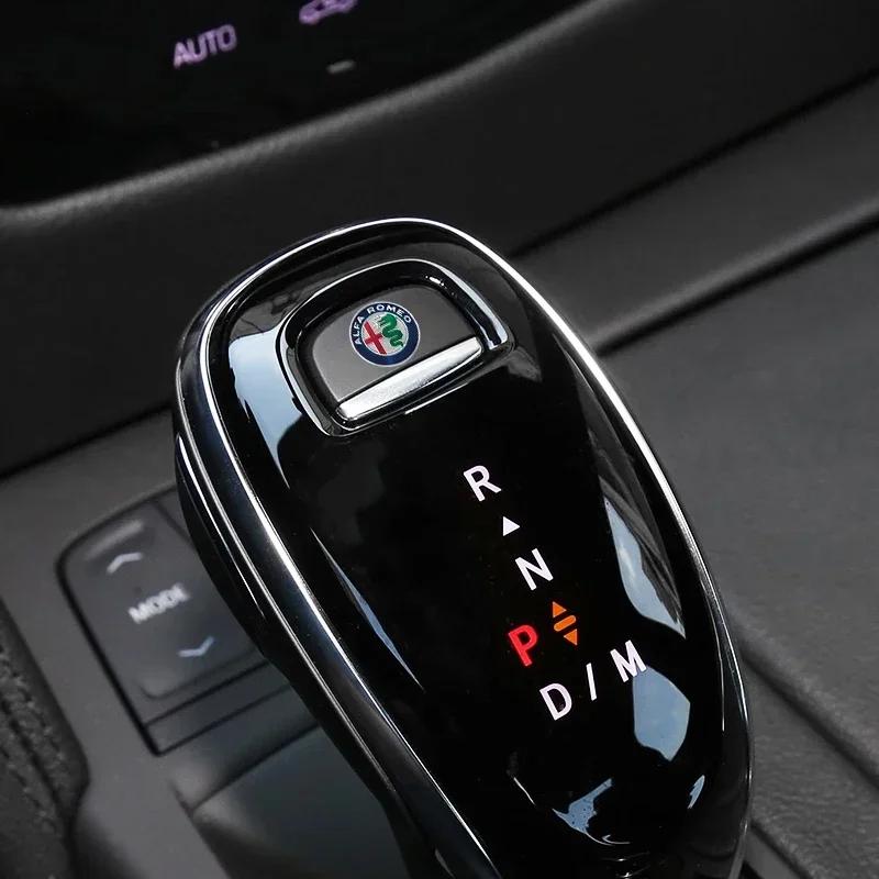 WFMJR1 Car Badges Auto Interior Decor Logo Stickers For Alfa Romeo 159 Giulietta Giulia 147 Mito 156 Stelvio Volante Car Accessories