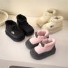 Baby Snow Boots with Plush and Thickened Winter New Style Boys' Soft Soled Snow Cotton Girls' Warm and Waterproof Cotton Shoes
