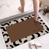 Коврик для пола в туалете, Абсорбирующий коврик из диатомовой грязи, Специальный нескользящий коврик для ног для двери ванной комнаты, Бытовой туалет, Ковер для ванной комнаты
