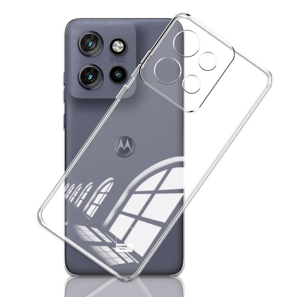 For Moto Edge 50 Neo Moto S50 Case Clear Soft Silicone Bumper Phone Case For Moto Edge 50 Fusion Transparent Shockproof Cover