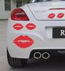 Наклейки на бампер автомобиля «Красные губы» — защита от царапин и украшение в виде отпечатка губ