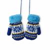 Windproof Kids Winter Gloves Coldproof Baby Gloves Candy Color Knitted Gloves  Baby Boys Girls