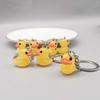 Rubber Cute Lovers Car Keyring Little Yellow DUCK Key Chain Keychains