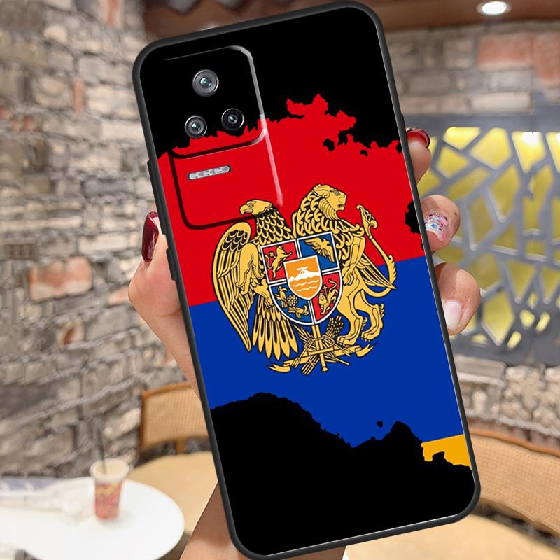 Армения Армянский Флаг Чехол Для Xiaomi 15 14 13 Ultra 11T 12T 13T 14T Pro POCO X7 X6 Pro X3 X5 M6 F5 F6 Pro Крышка