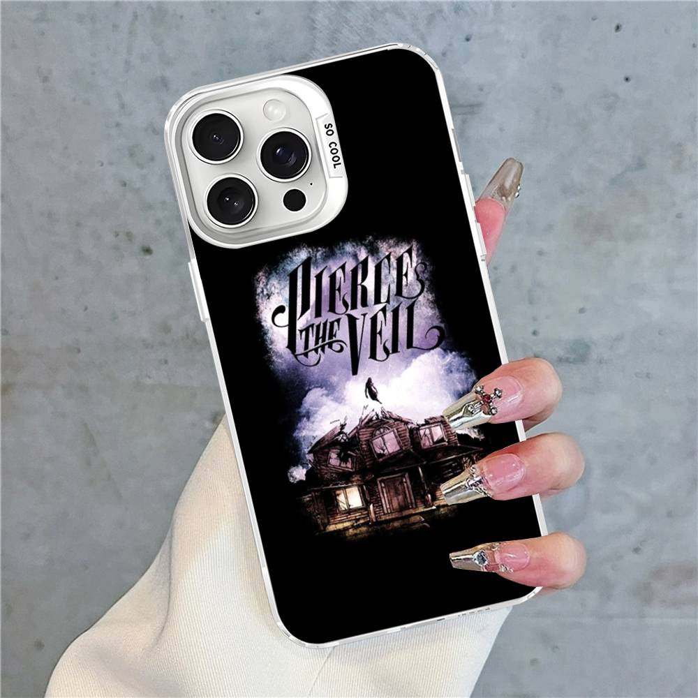 Чехлы для телефона P-Pierce The Veil Band для iPhone 17 16e 15 14 13 12 11 Plus Pro Max ProMax Цветные чехлы