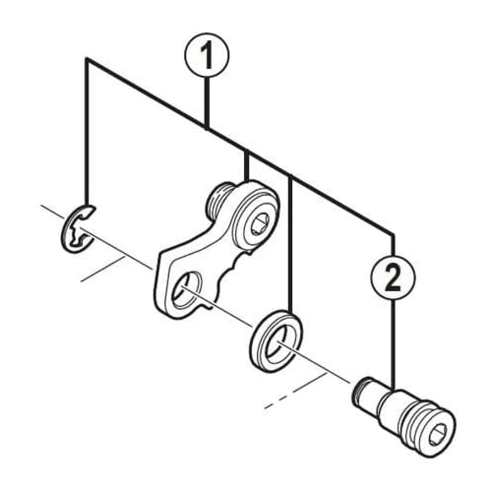 SHIMANO Комплект запасных частей для оси B Y50Y98010 (Для нормального) РД-М670 РД-М610 РД-М615 РД-М675 РД-М675-Д