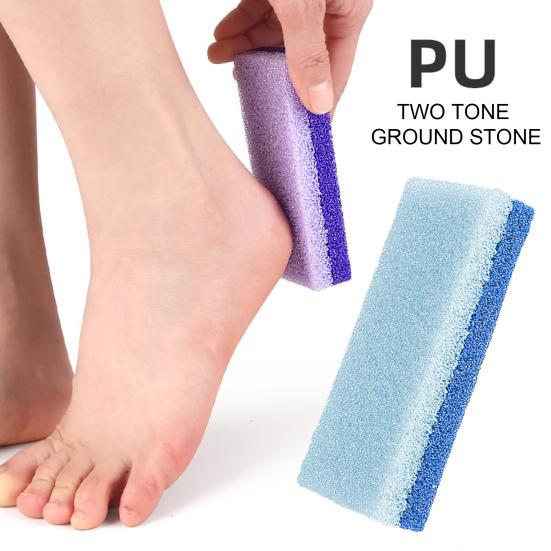 Foot Pumice Stone with Stripes Double-Sided Hard Skin Callus Remover And Exfoliator Professional Pedicure Tool for Feet