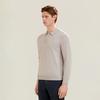FERRAROMILANO Basic Collared Knit L/Grey (Am0Gtsy10132)