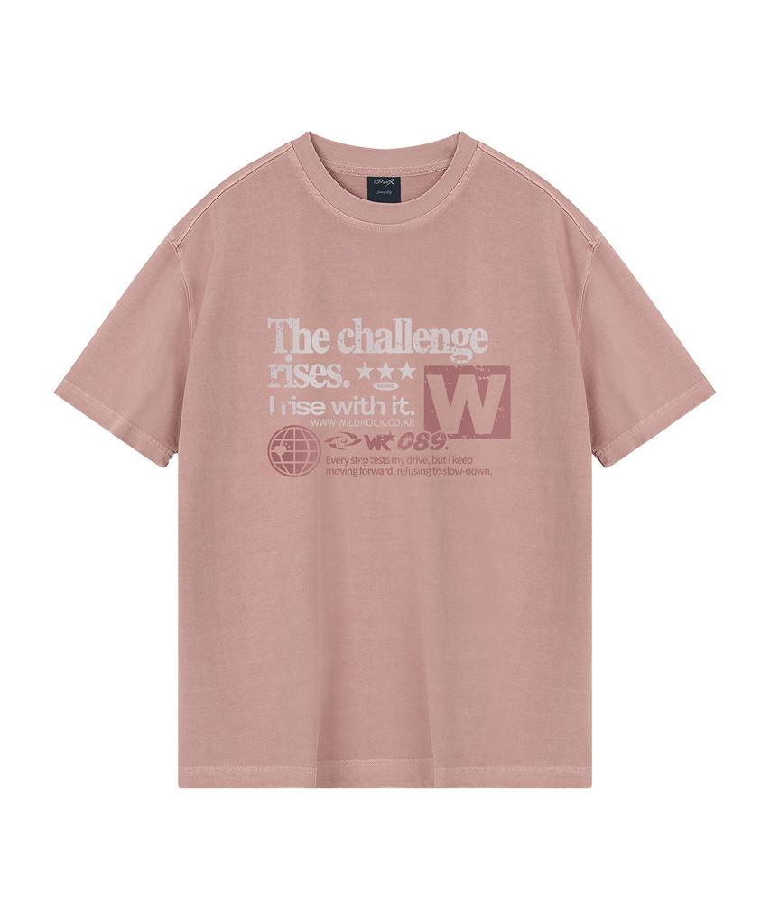 WILDROCK Challenge Pigment Oversized Short Sleeve T-Shirt (Cropped) (Type B)