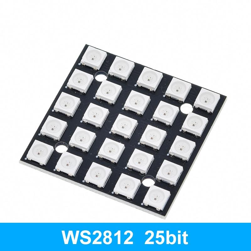4 8 12 16 каналов WS2812 WS2812B WS 2811 5050 RGB Светодиодная Панель Лампа Модуль 5В 1Бит 4Бит 8Бит 12Бит 16Бит 24Бит Радужная Светодиодная Точная