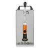 Beer Dispenser - PYGMY 25, 1-Line Dry Cooler, 35 L/h Beer Crate, Flow Cooler, Green Line, 5-Liter Adapter