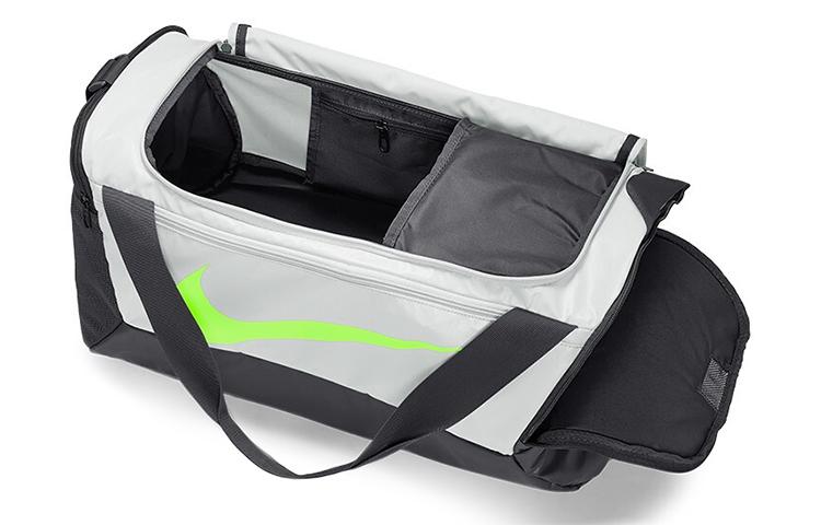 Nike Спортивная полиэстеровая портативная сумка через плечо для путешествий, сумка для спортзала мужская, цвет землисто-серый BA6178-028