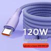 Быстрозарядный кабель Type-C мощностью 120 Вт для Huawei, Honor, Vivo, Oppo - Совместим с 6A Flash Charge