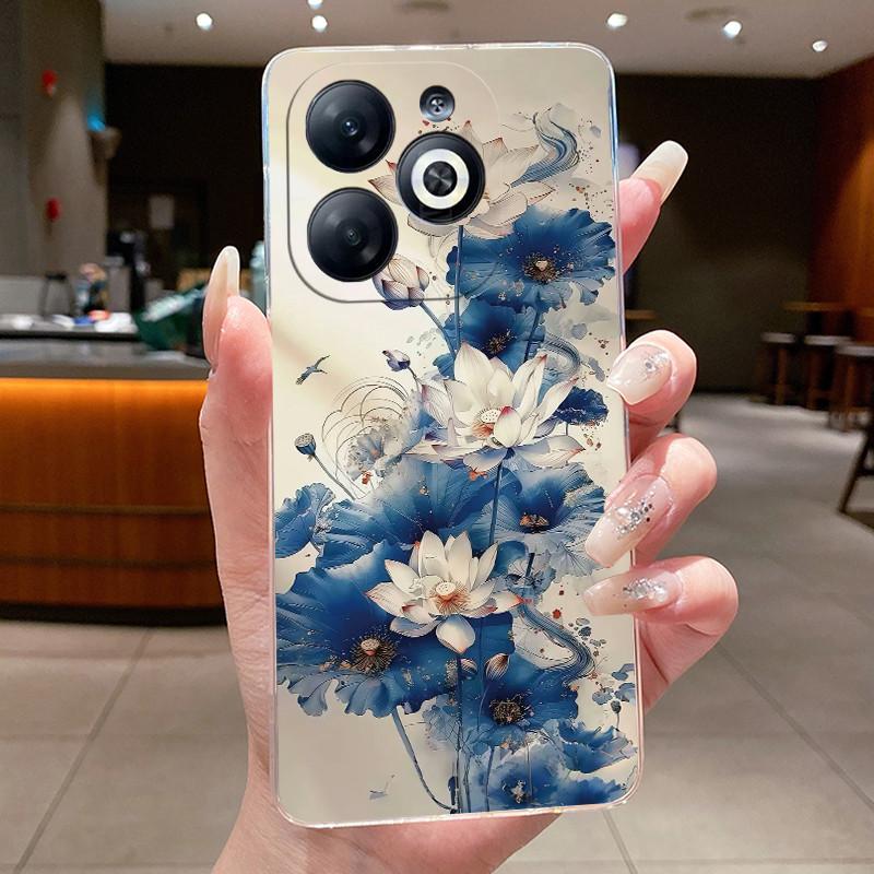 Чехол Для infinix Smart 8/Smart 8 Pro Роскошный Дракон Милый Крутой Мальчики Девочки Мягкий силикон Чехол для телефона Задняя крышка Прозрачный корпус