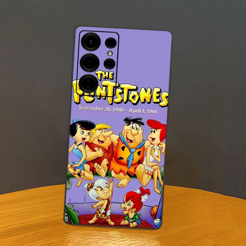 The Flintst ones Cartoon Phone Case For Samsung S 24 Fe 25 Ultra Plus 20 Lite 21 30 22 23 24 22 Ultra 5G Fundas