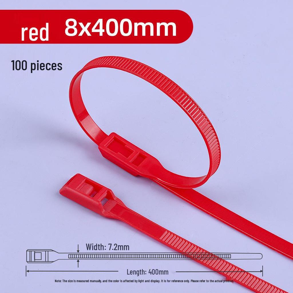 Нейлоновая самозатягивающаяся кабельная стяжка Naughty Castle для детского парка (8x350x400) - Особый цвет