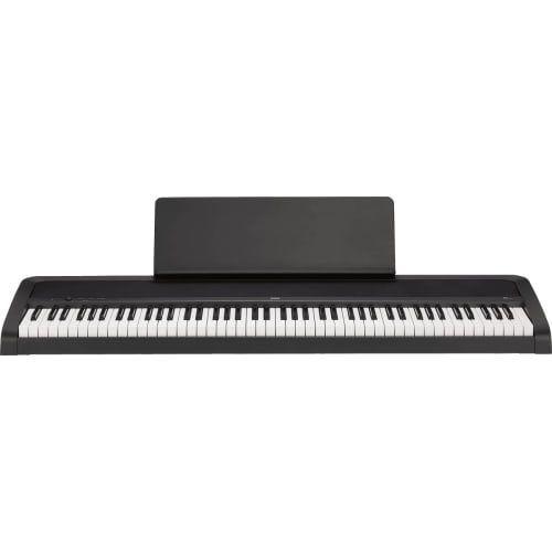KORG B2 Digital Piano, 88 Keys, Beginner, Includes Music Stand, Black, B2 BK