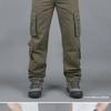 Мужские модные брюки-карго с 3D-эффектом: Свободный крой, многокарманные тактические брюки