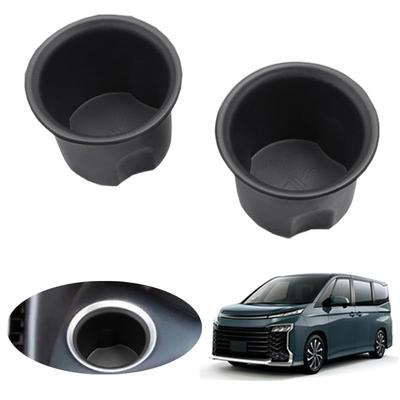 Подставка-лоток для стаканов в автомобиль для Toyota, совместимая с вещевым отделением для пассажира, 2-компонентная, для Noah/Voxy (90-я серия) - Приборная панель, Боковая, Со стороны водителя, Ящик, [Б/У]