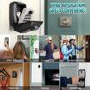 Password Key Lock Box Waterproof Wall Mounted Lock 12 Digit Combination Resettable Large Capacity Home Office Security Lock Box
