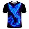Smokey Bird Pattern Men's T-shirt Summer Fashion Cool Style Graphic Tee Interesting 3D Print Short Sleeve T-shirts Clothing