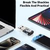 120 Вт USB C OTG Адаптер USB на Type C Адаптер для передачи данных и зарядки 10 Гбит/с USB Female на Type C Male Разъем для IPhone 16 15