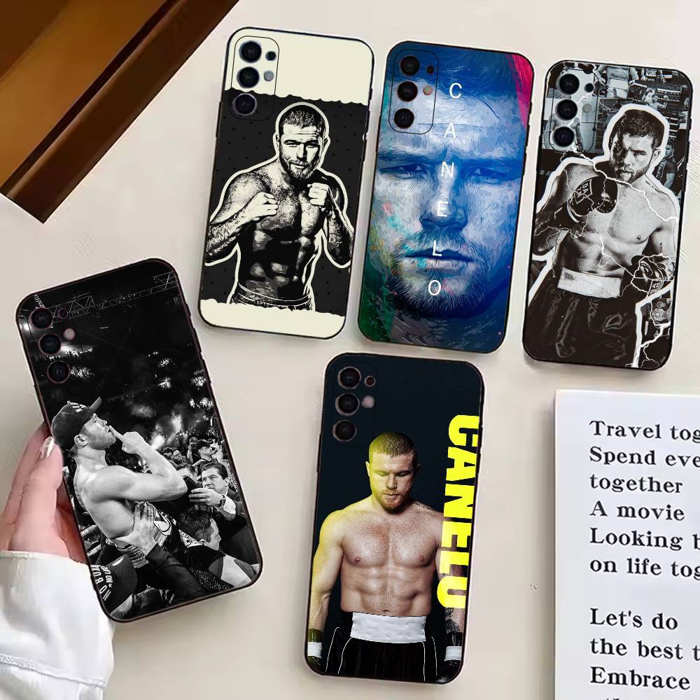 Мексика Бокс Канело Альварес Чехол для телефона для Samsung S25,S24,S21,S22,S23,S30,Ultra,S20,Plus,Fe,Мягкий силиконовый Черный чехол