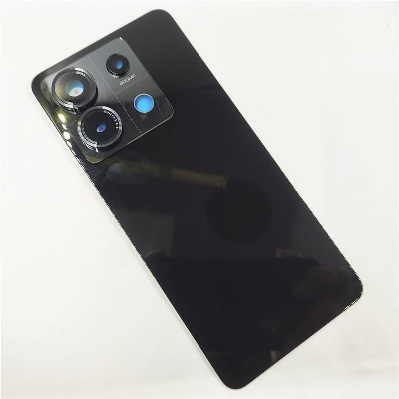 Крышка аккумулятора для Xiaomi Redmi Note 13 Pro 5G 2312DRA50C Задняя крышка корпуса из стекла Запасные части