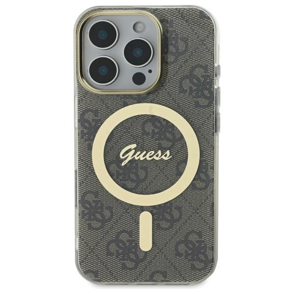 Guess GUHMP16XH4STW iPhone 16 Pro Max 6.9" brown/brown hardcase IML 4G MagSafe
