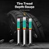 5-20Pcs 25mm Car Tyre Measuring Pen Universal Tire Tread Pattern Depth Measuring Tool Automotive Feeler Gauge Thickness Gauges