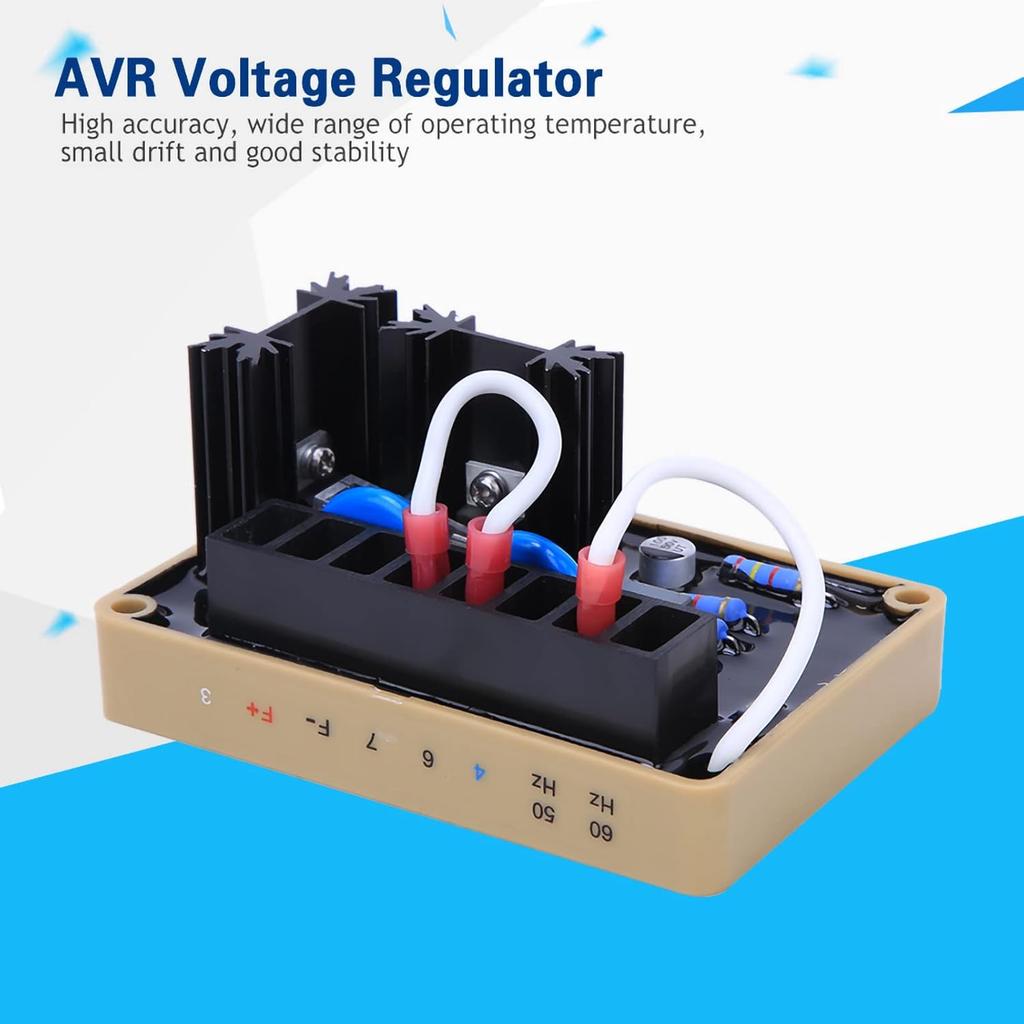 Avr Se350 Automatic Voltage Regulator, 190-240vac Generator Voltage Regulator, High Accuracy Generator for Generator Accessories