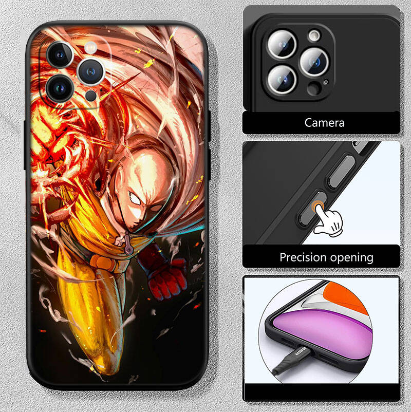 Чехол для телефона MH126 One Punch Man для Redmi Note 12 12S 12C 13 13C 13R 14 14S 14R 14C Pro Max Plus A3 A3X A4 A5 11A 13X