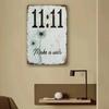 RusticWishCo Rustic Tin Decor | "Make A Wish" Sign, Fade-Resistant, Distressed Design, Perfect for Vintage-Themed Bars
