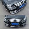 For Mercedes Benz C class W204 2011-2014 Deflector Facelift Front Splitter Bumper Lip Chin Protector Tuning Accessories Body Kit