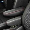 2pcs Car Accessories Seat Armrest Handle Leather Cover Trim For Citroen C4 Peugeot 307 2008