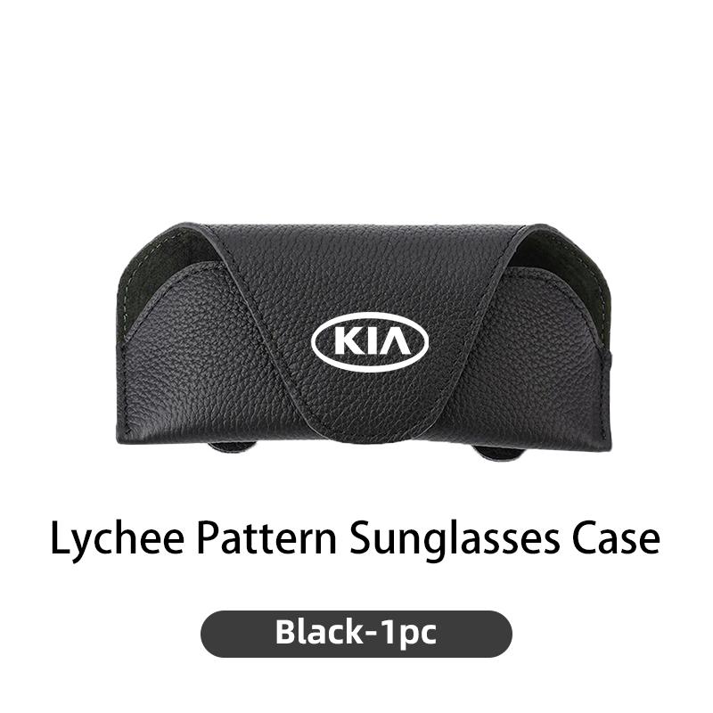 Car Visor Storage Box Glasses Case Sunglasses Holder Clip Accessories For KIA Sportage Rio Ceed Niro Soul Stonic Picanto Proceed YB1