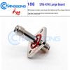 18G SMA-KFK-17.5 Square Female-to-Female RF Connector with Large Flange, Wall-Mount, Waterproof