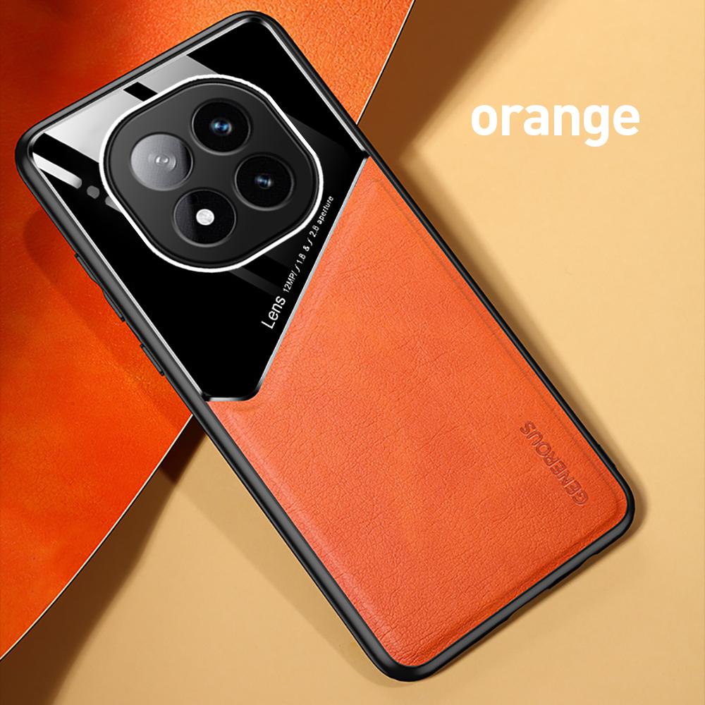 Чехол Redmy Note14Pro 5G 4G Кожаный с Магнитным Держателем Чехол для Redmi Note 14 Pro Plus Pro+ 5G ТПУ Мягкий Каркас Защита Fundas