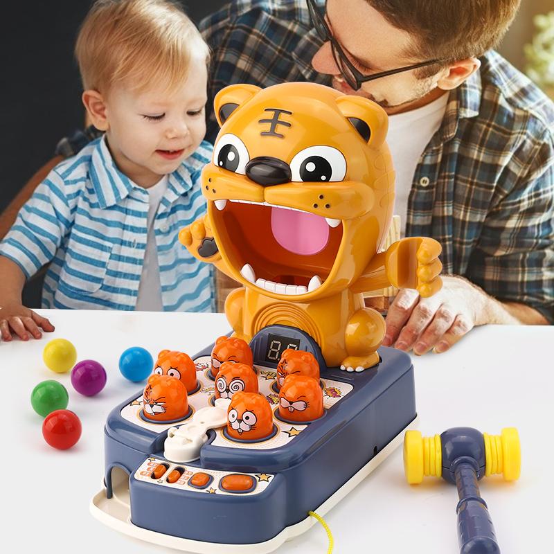 Детские ударные игрушки, легкая музыка, игрушки Whac-A-Mole, многофункциональная игра, ударная игра, образовательная интерактивная настольная игра-головоломка
