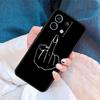 Cartoon Middle Finger Cover For Xiaomi Redmi Note 14 13 Pro 12 11 9 10 9S 10S 11S 12S Redmi 14C 10C 12C 13C Case