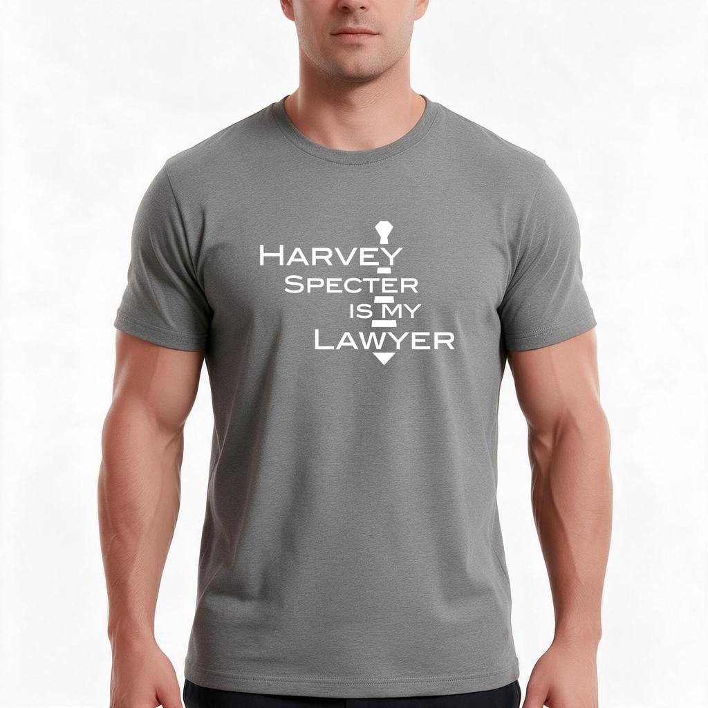 Harvey Specter is my Lawyer w TShirt Summer Casual Cotton Tee Oversized Streetwear Tops Vintage Graphic Print Cotton