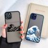 Магический серфинг для iPhone X XS MAX XR Большая волна в Канагаве Чехол Защитный чехол Для iPhone 15 13 12 11 14 pro MAX 7 8 Plus SE2